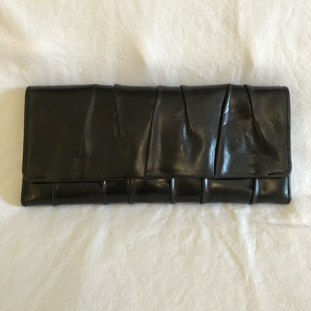 Hobo Black Leather Wallet | New